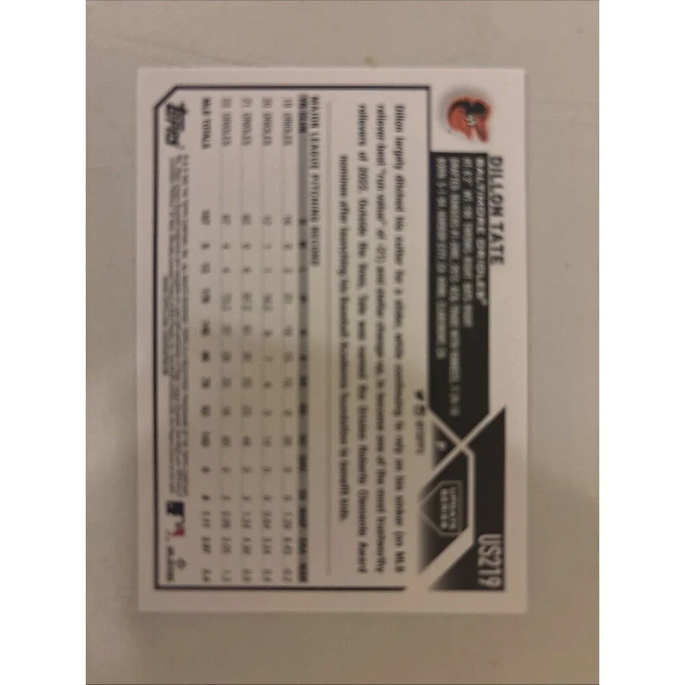 Baltimore Orioles Lot Of 3 Cards